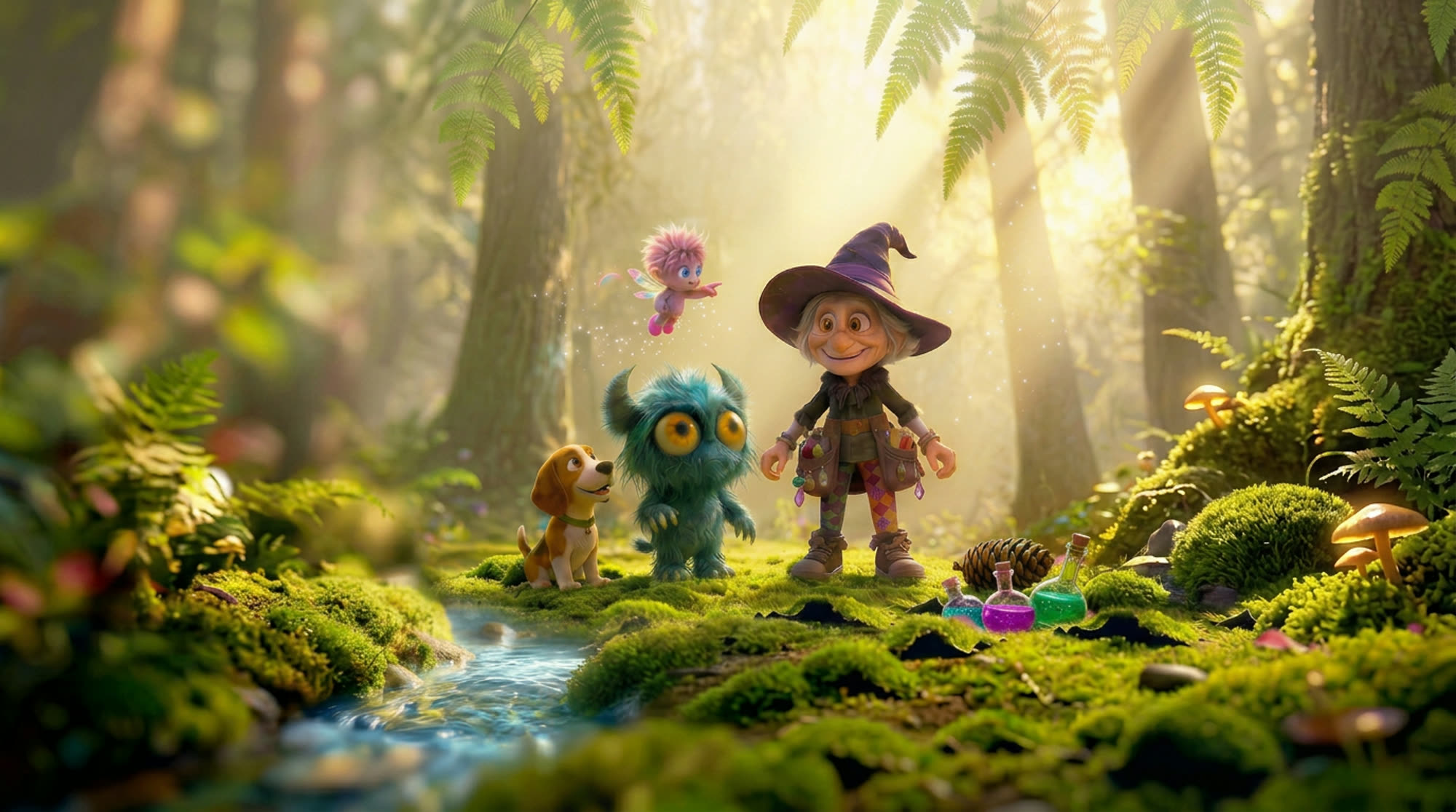 Tim, Buster und das Monster im Zauberwald