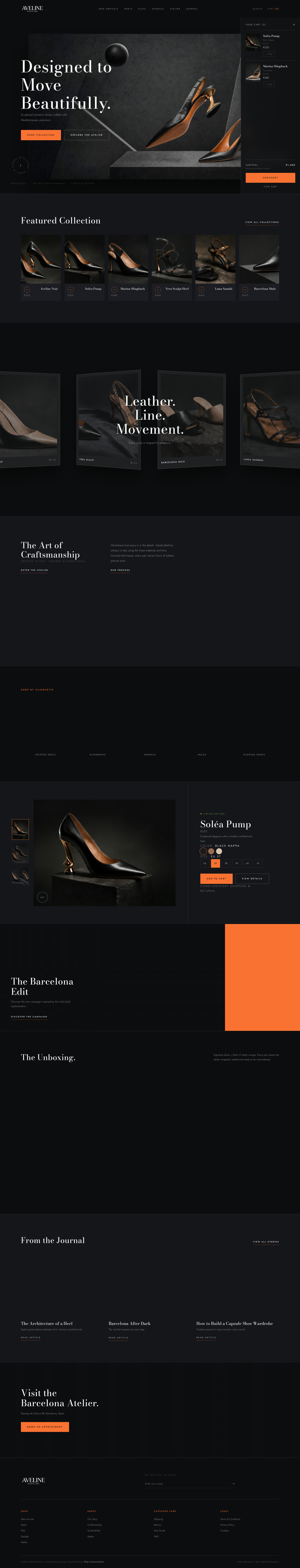 The complete Aveline website
