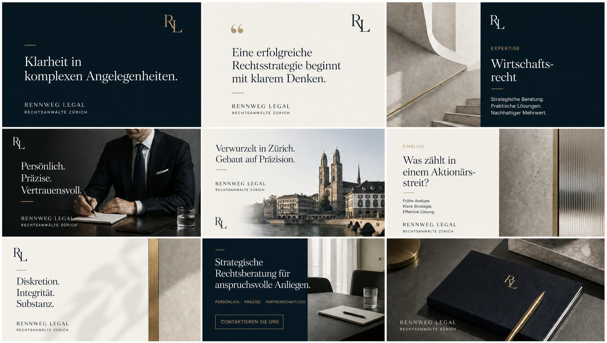 Rennweg Legal Instagram grid