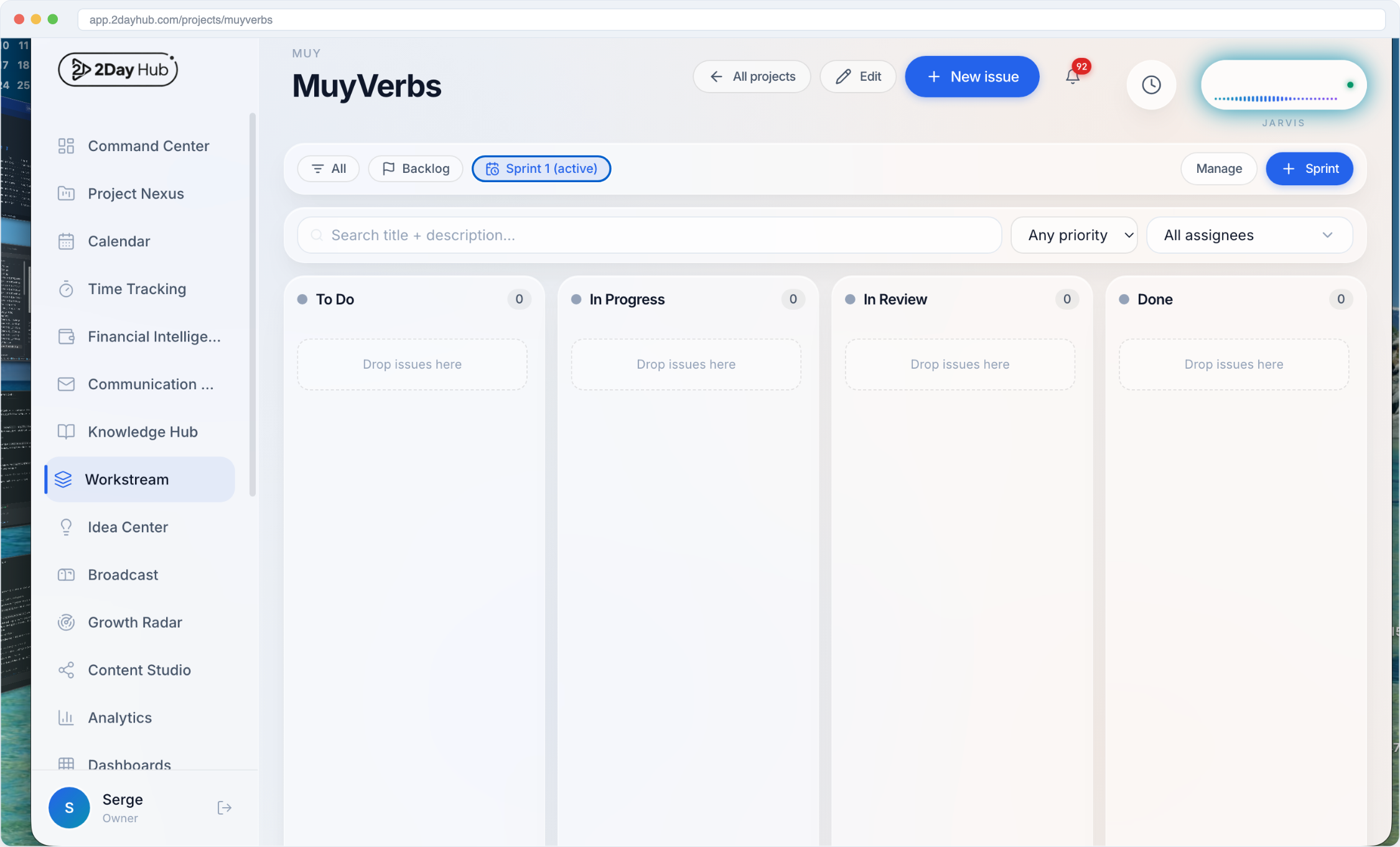2dayHUB Kanban Board